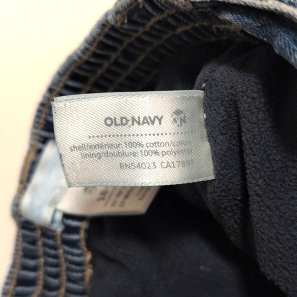 old navy fleece lined straight leg denim jeans 18-24 months baby - Picture 5 of 9
